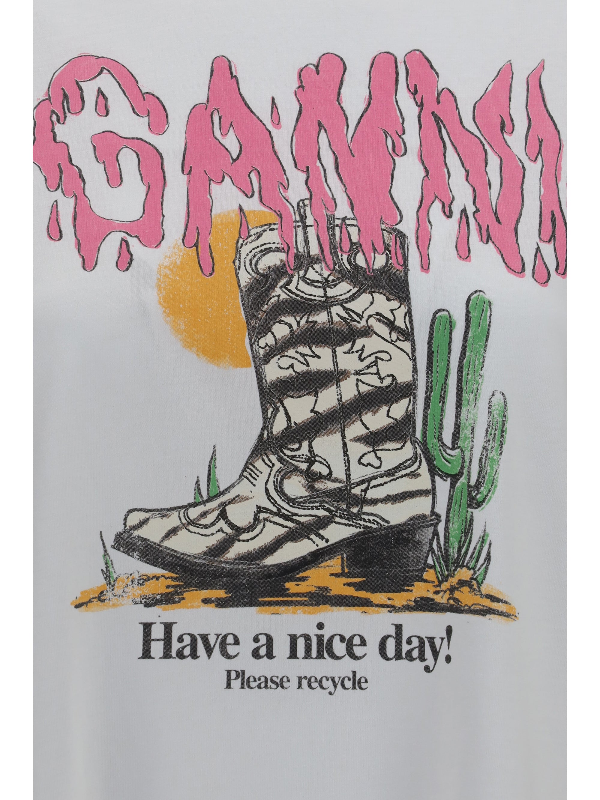 western t-shirt with cowboy boots