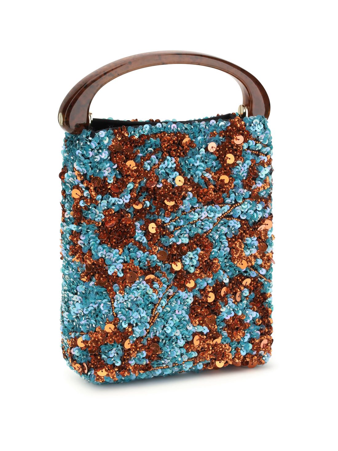 DRIES VAN NOTEN OS sequined handbag