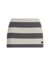 striped cotton mini skirt