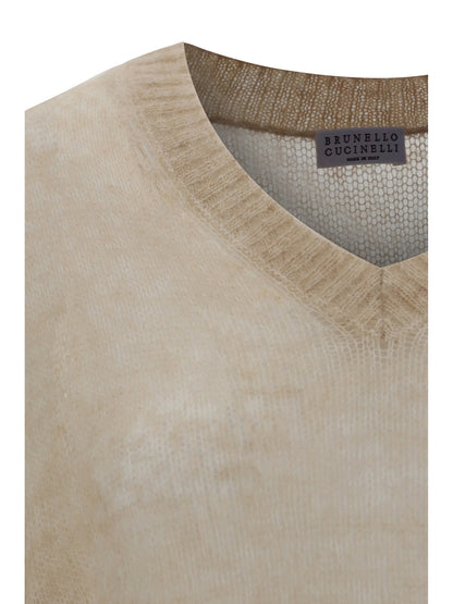 BRUNELLO CUCINELLI L wool mohair sweater