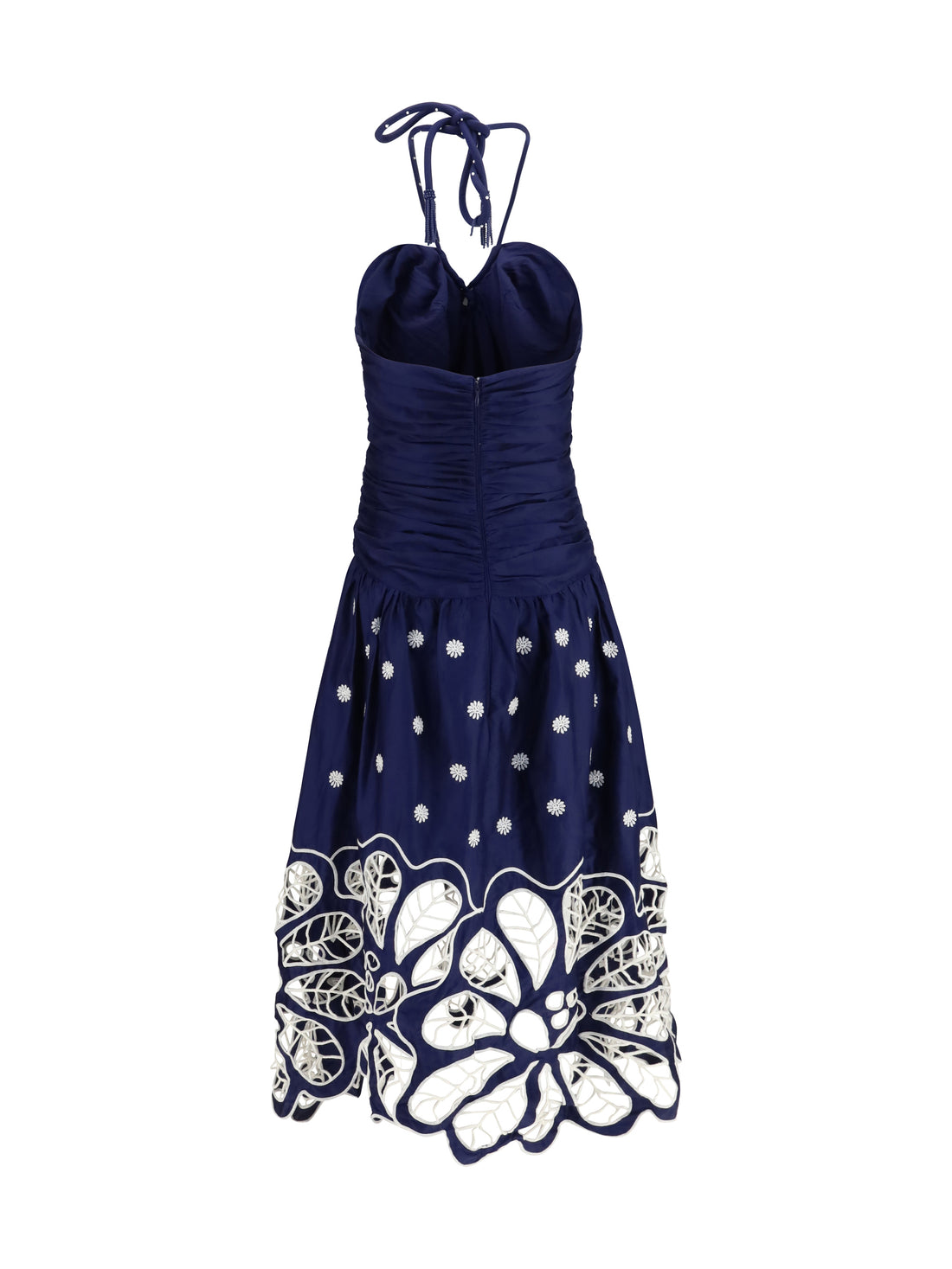 FARM RIO M richelieu embroidered midi dress
