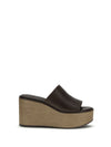 leather wedge sandals