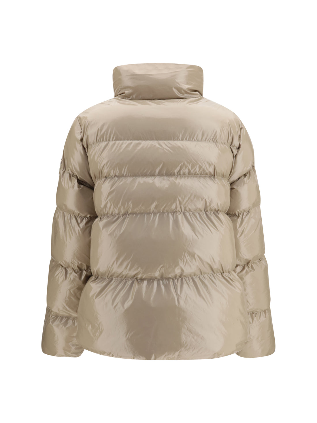 PINKO 38 glossy quilted puffer jacket