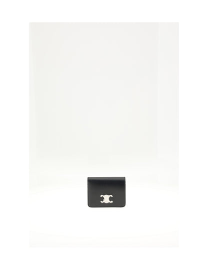 CELINE OS triomphe compact wallet