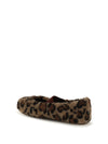 leopard teddy ballerinas