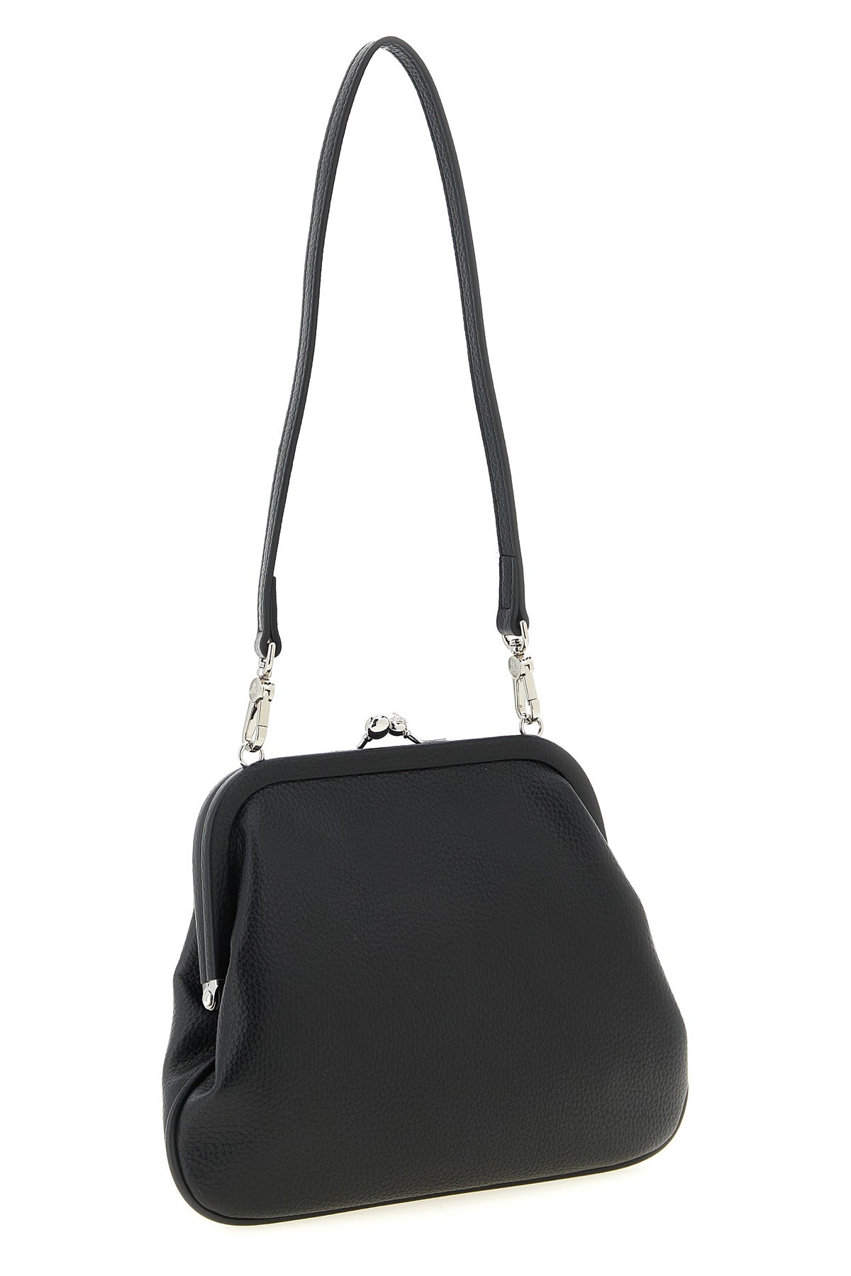 vivienne hammered leather clutch