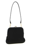 vivienne tulle-effect fabric clutch