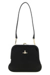 vivienne tulle-effect fabric clutch