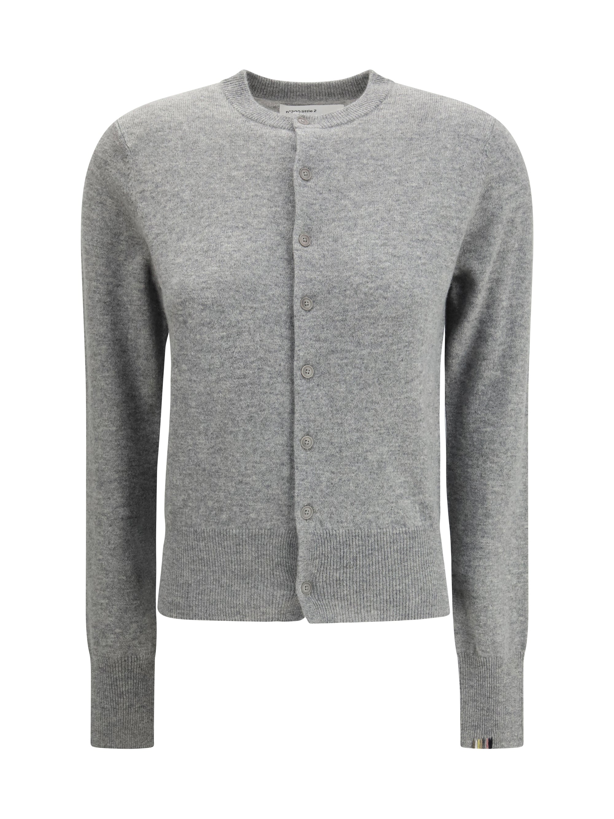 EXTREME CASHMERE OS cashmere crew-neck cardigan n°300 little 2