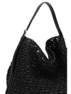 paper raffia tote shoulder bag