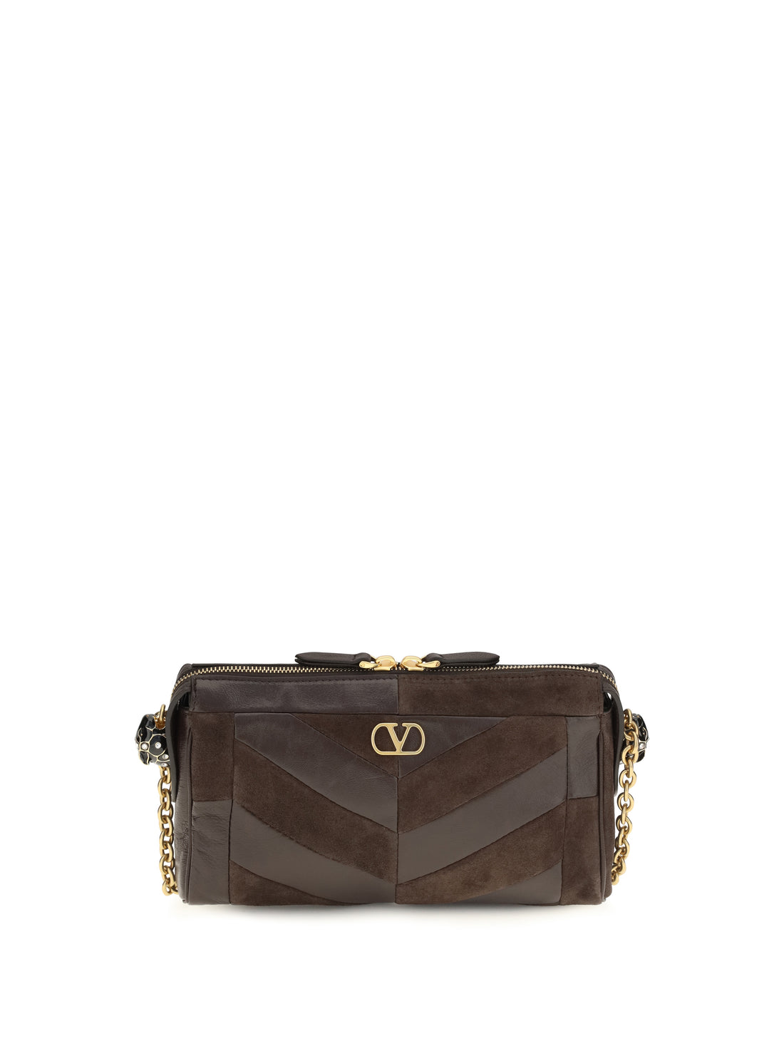 VALENTINO GARAVANI OS panthea shoulder bag chevron pattern