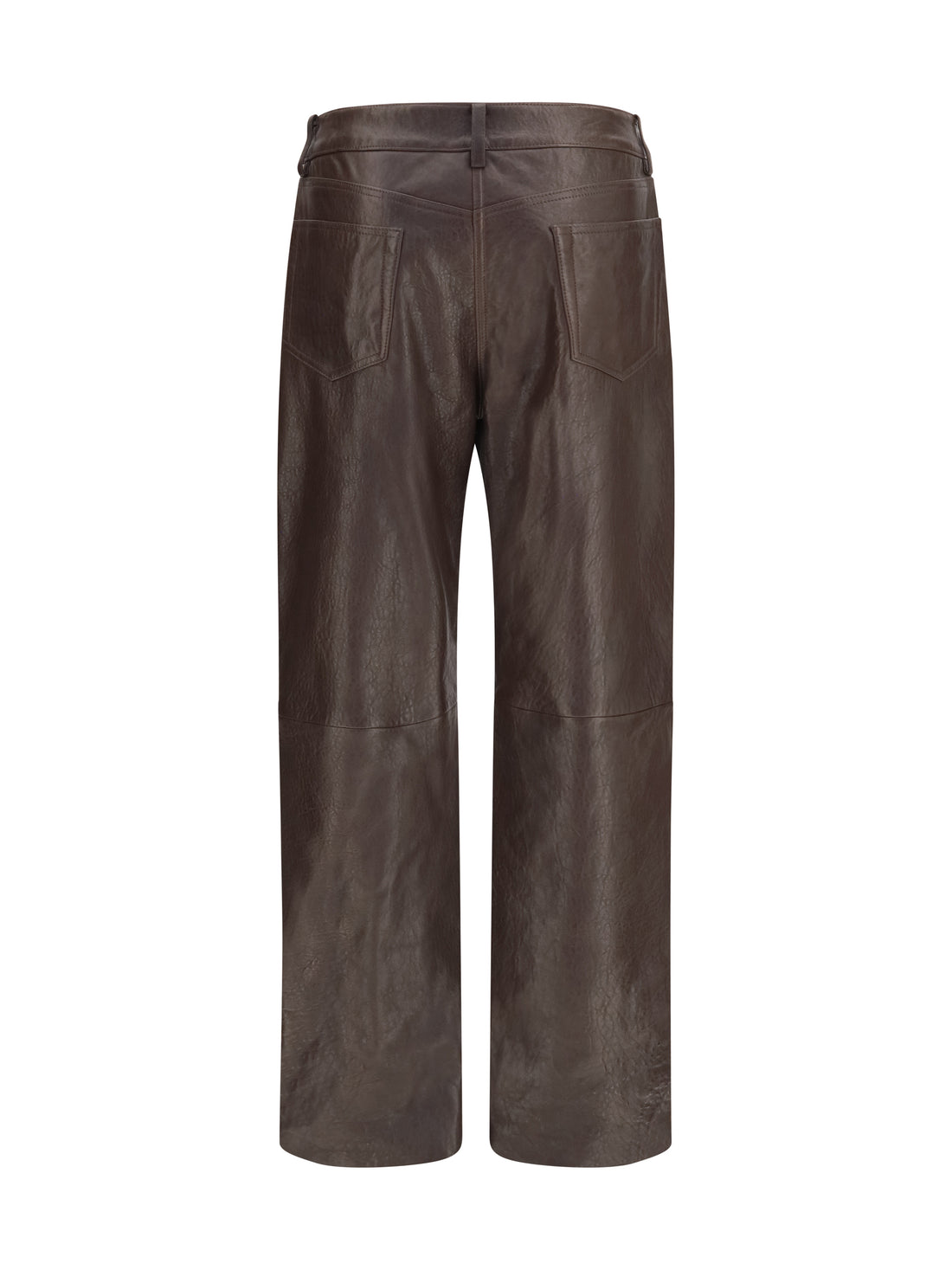 MAGDA BUTRYM 36 straight-leg leather pants