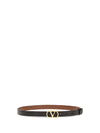 smooth leather reversible belt