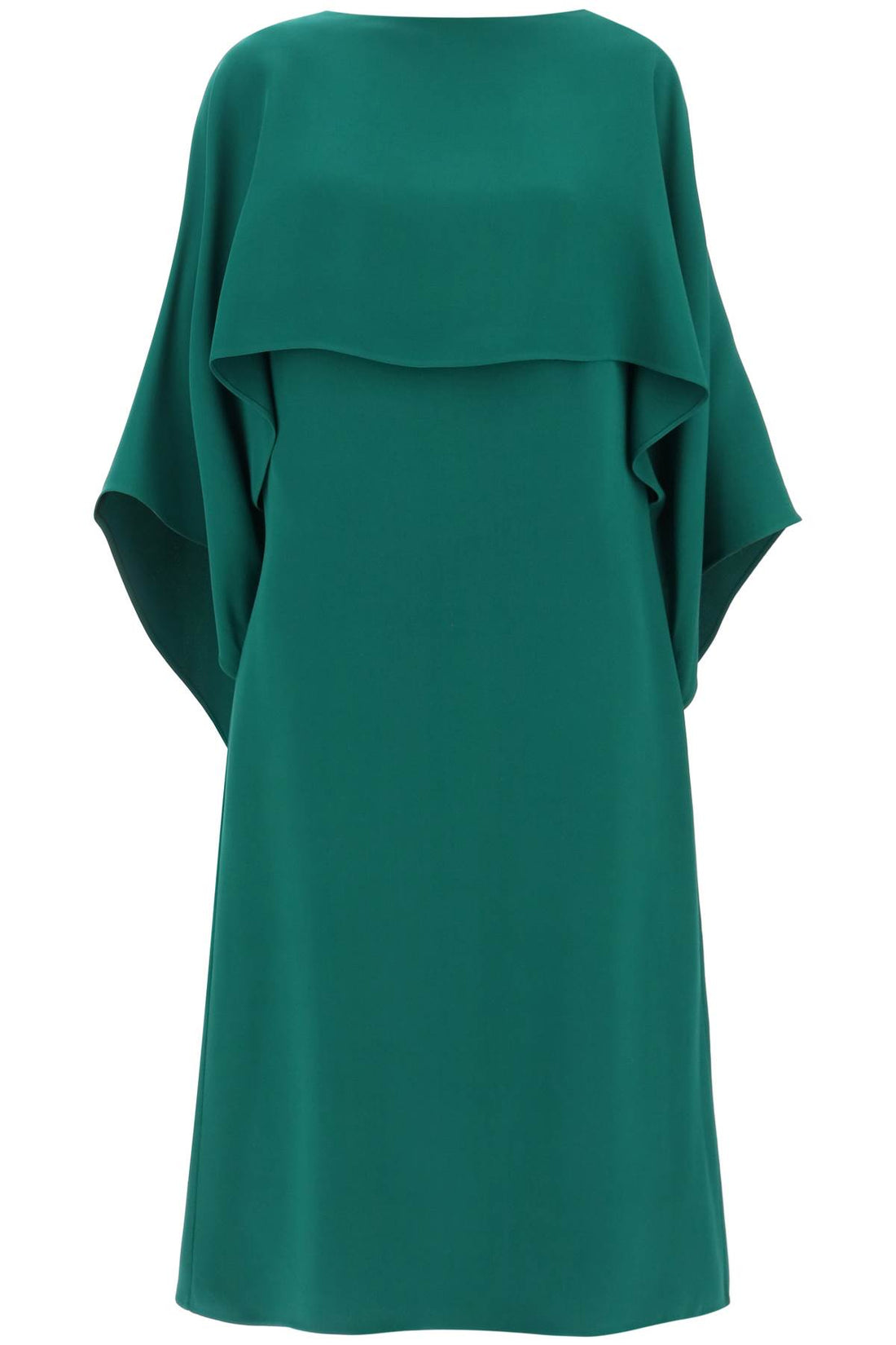 cady couture cape dress in