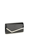 emmie leather clutch
