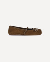Gucci Morsetto Ballerinas Brown