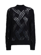 JIL SANDER 34 geometric pattern sweater