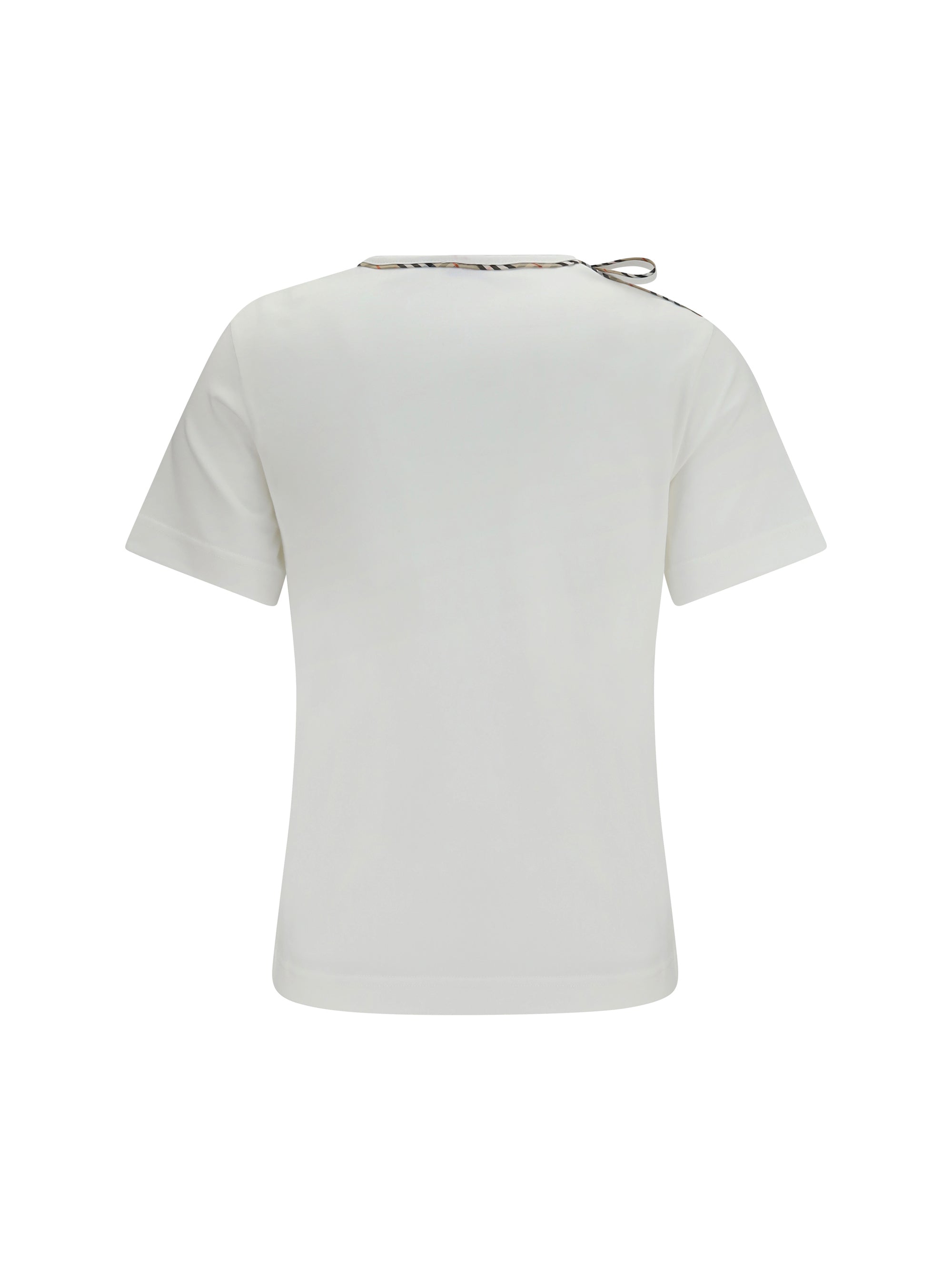 cotton lace-detail t-shirt