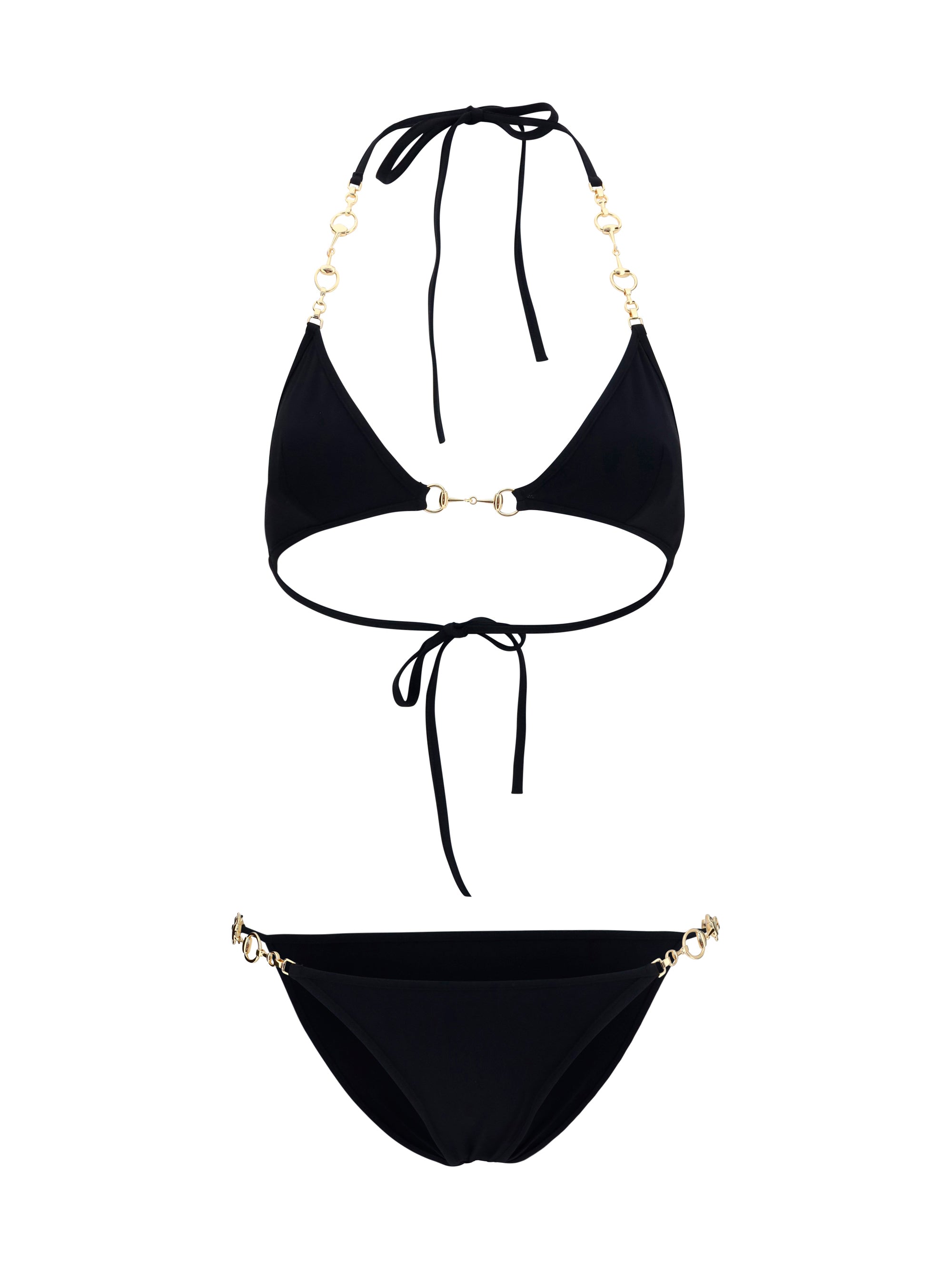stretch jersey bikini with horsebit