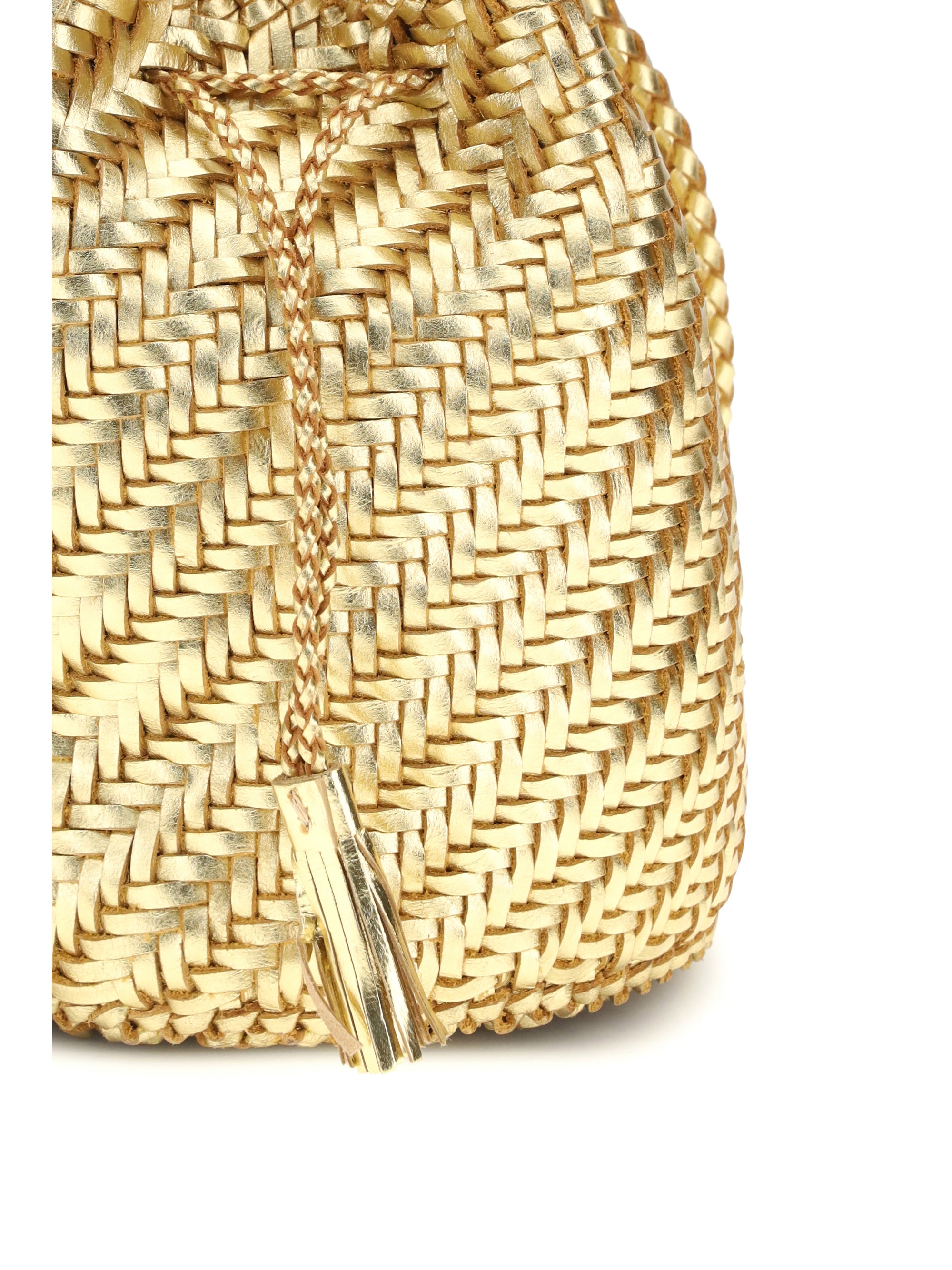 pompom double jumps bucket bag