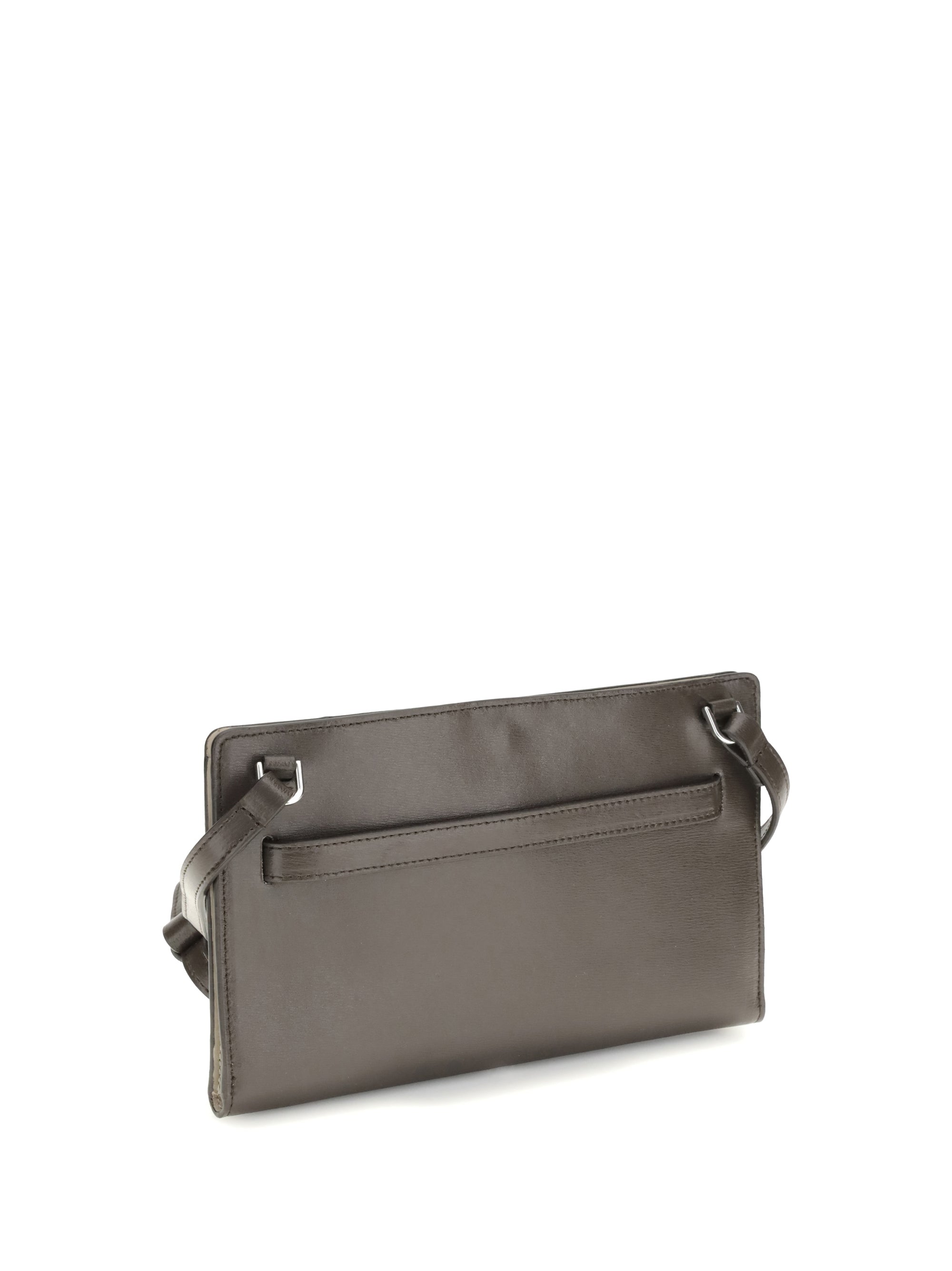 belted leather crossbody bag