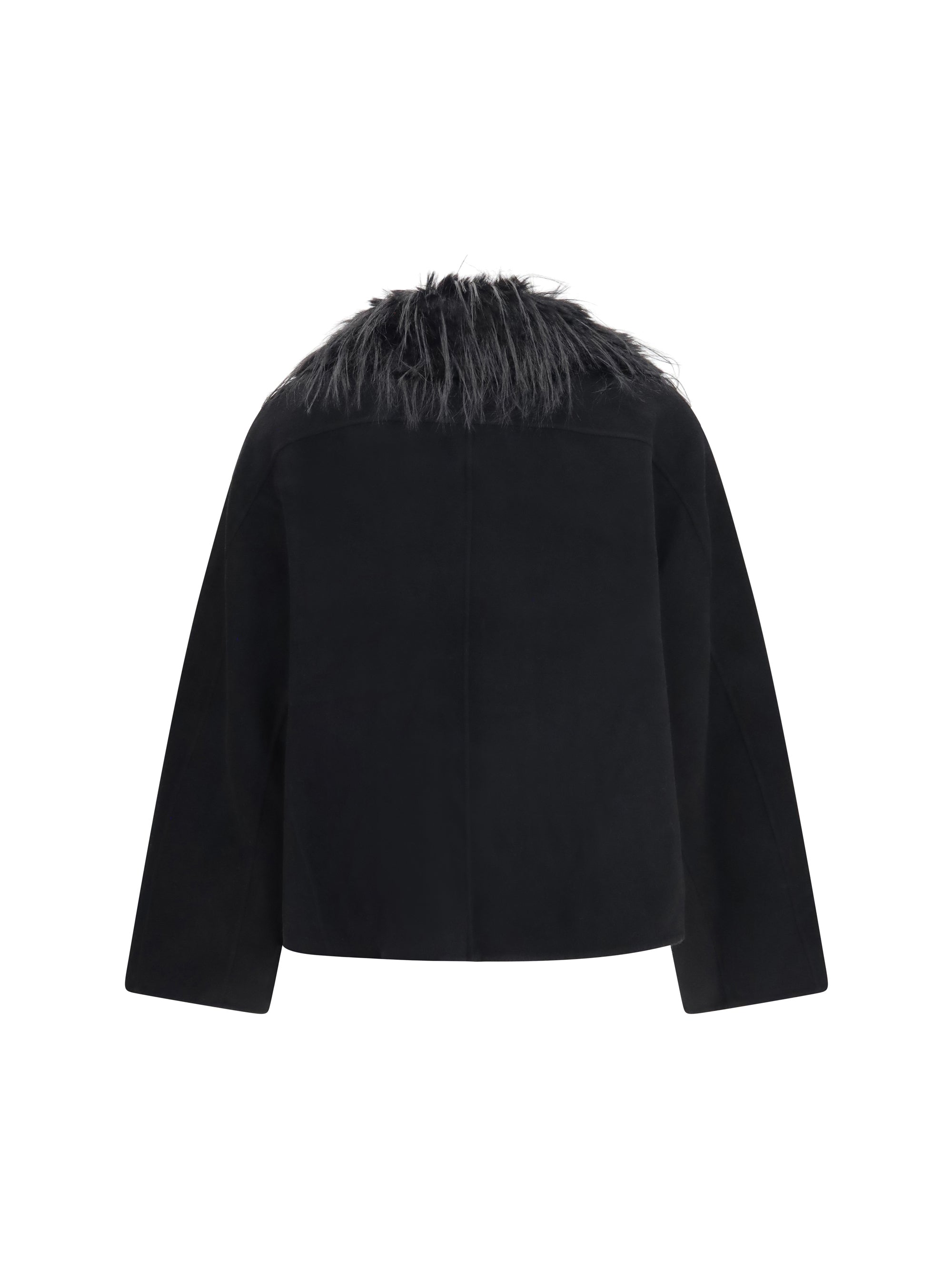 rafe jacket with faux-fur collar