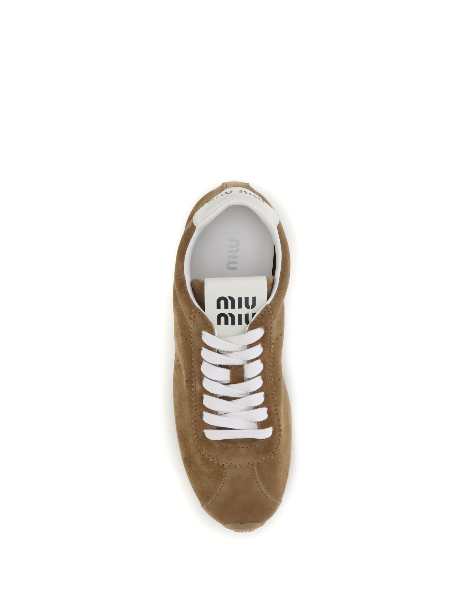 MIU MIU 38 suede plume sneakers