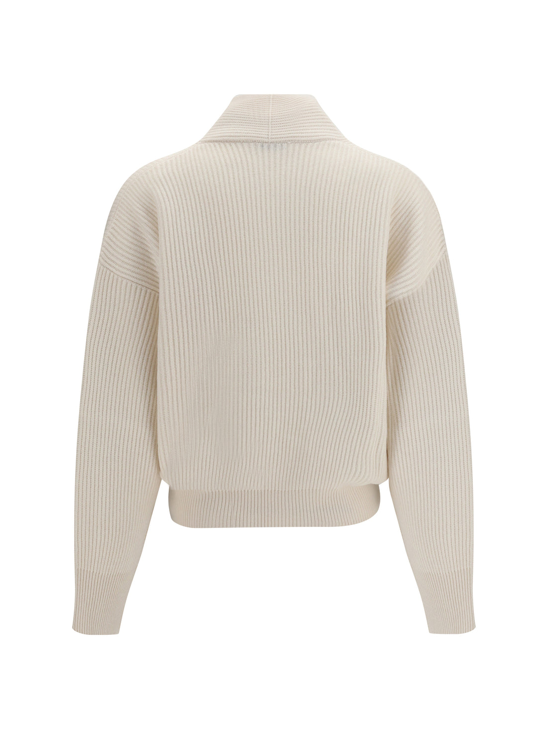 BRUNELLO CUCINELLI XS english rib cashmere cardigan