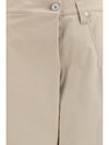wide-leg cotton pants with monili