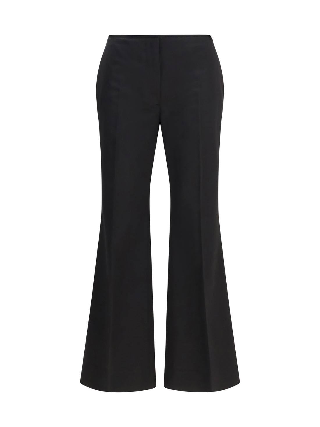 TOTEME 36 kick flare raw-edge pants