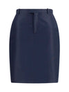 silk faille skirt
