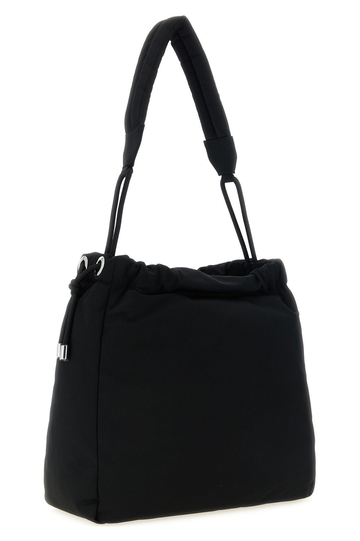the vivienne westwood hilary bucket shoulder bag is made of technical fabric
