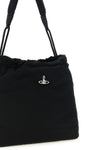 the vivienne westwood hilary bucket shoulder bag is made of technical fabric