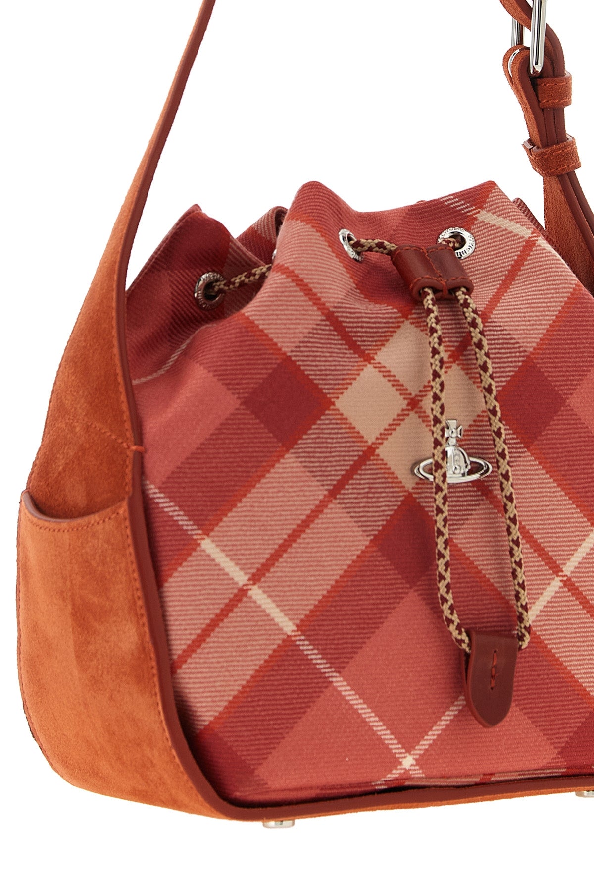 the vivienne westwood stacey shoulder bag redefines the classic bucket silhoue