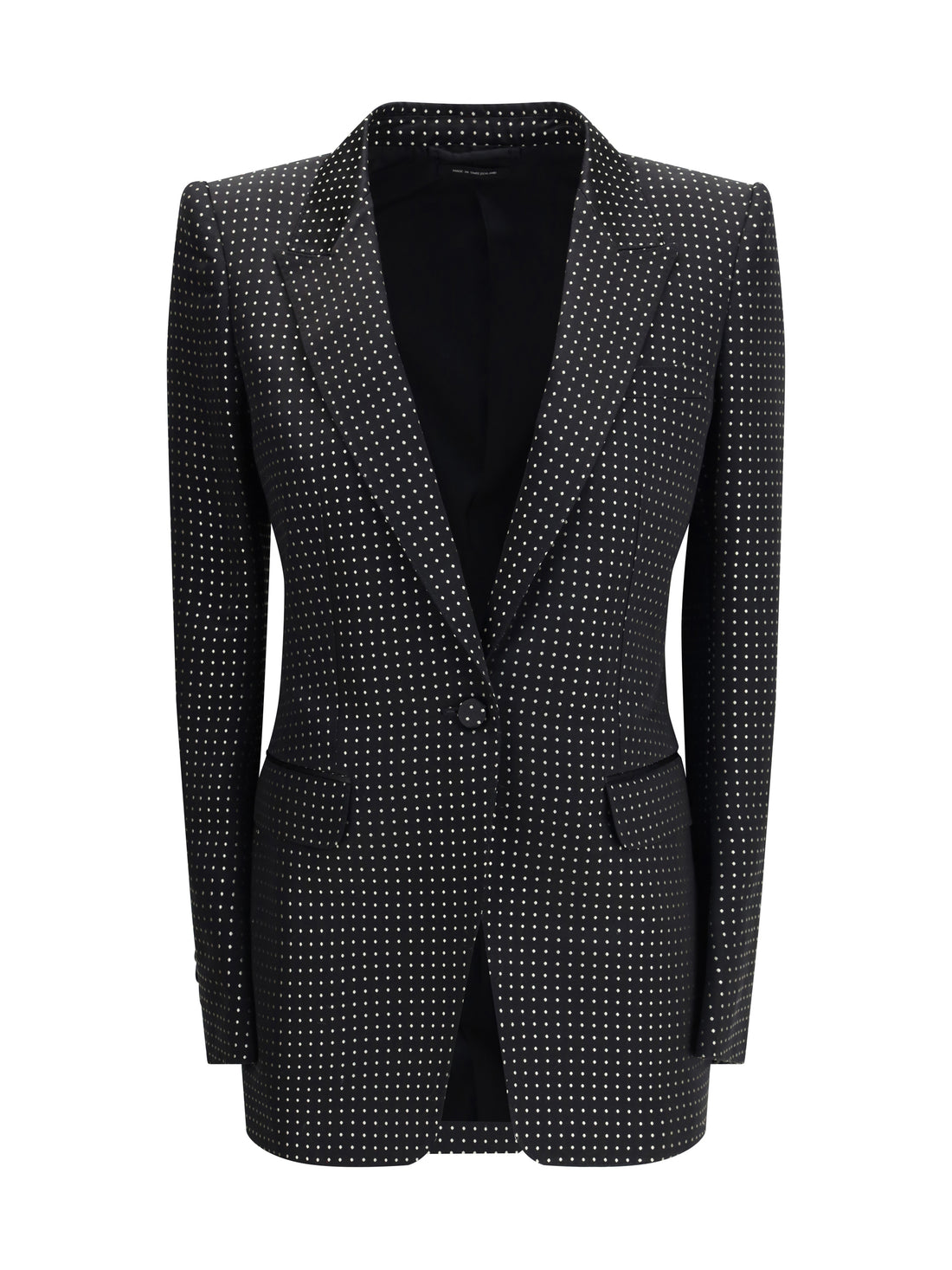 TOM FORD 42 single breasted jacket with polka dots