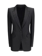 TOM FORD 42 single breasted jacket with polka dots
