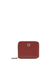 leather zip-around wallet