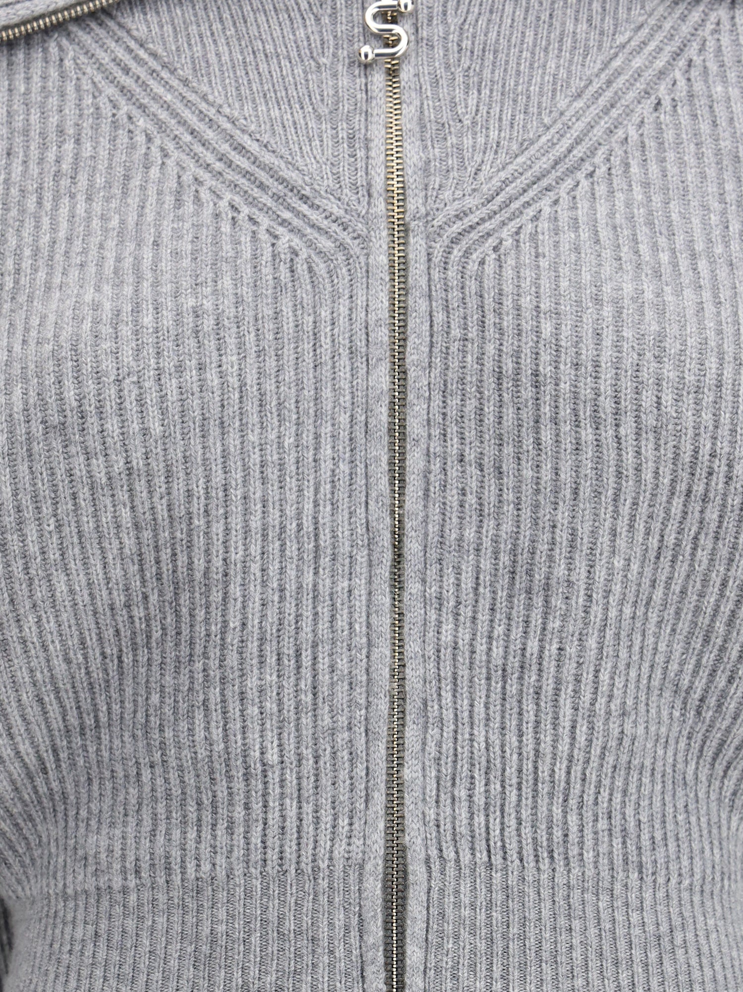 MAX MARA SPORTMAX M grey calipso cardigan