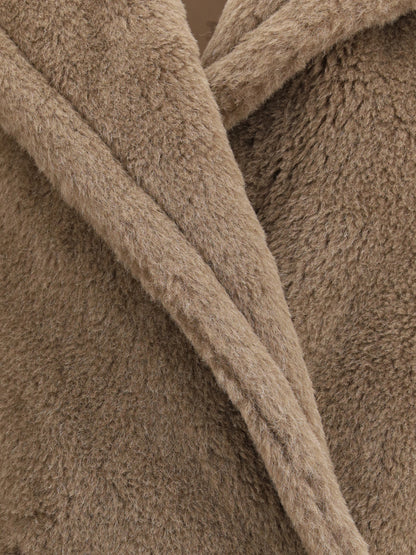 MAX MARA 42 teddy alpaca and wool vest