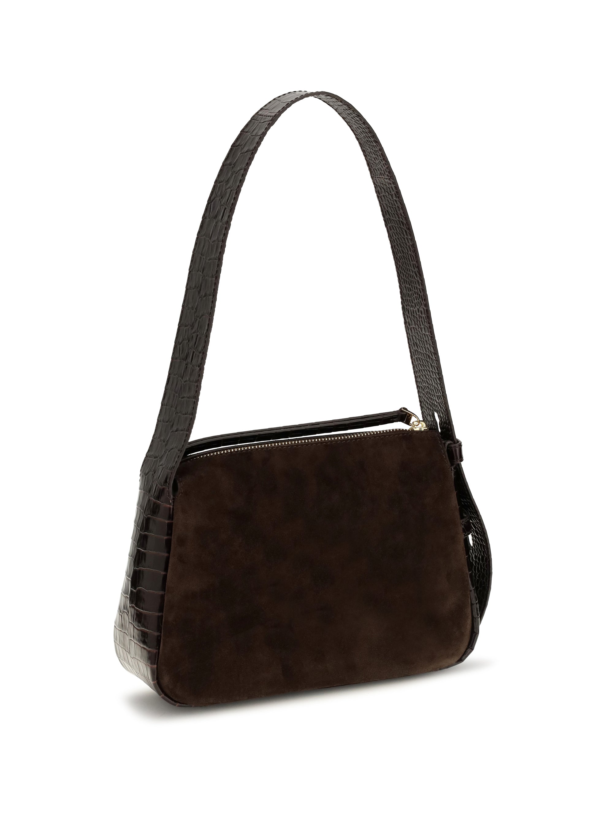 romy suede small shoulder bag