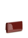 bettina patent leather chain wallet