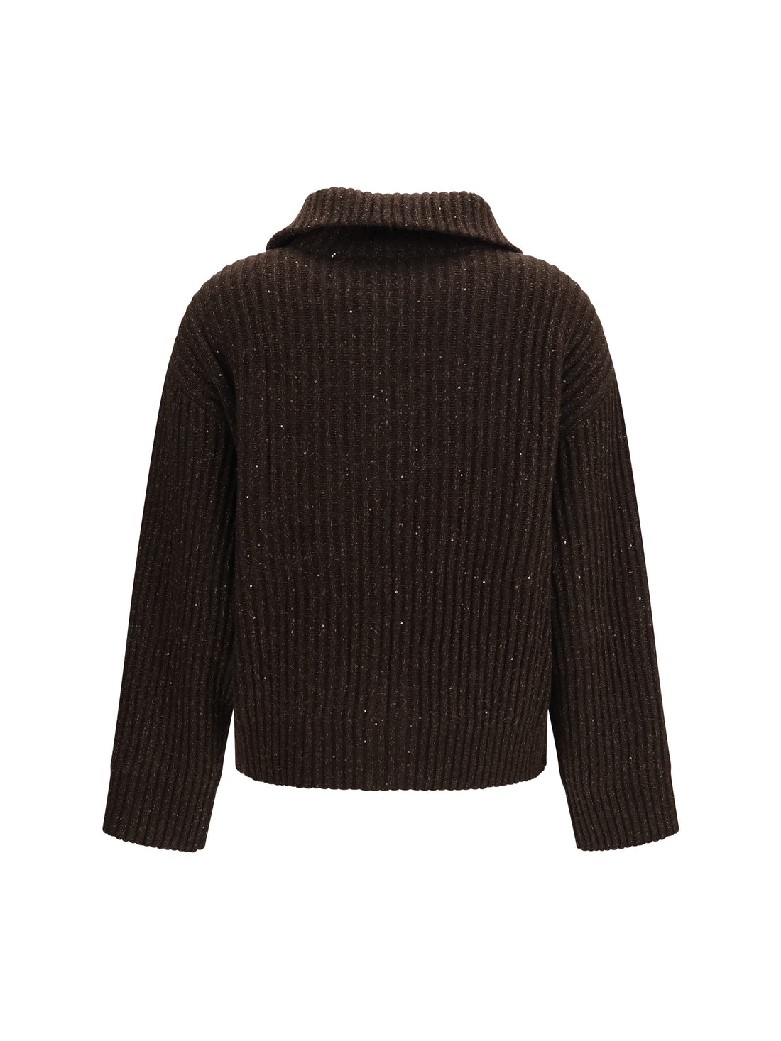 BRUNELLO CUCINELLI XL ribbed zip sweater