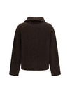 ribbed zip sweater