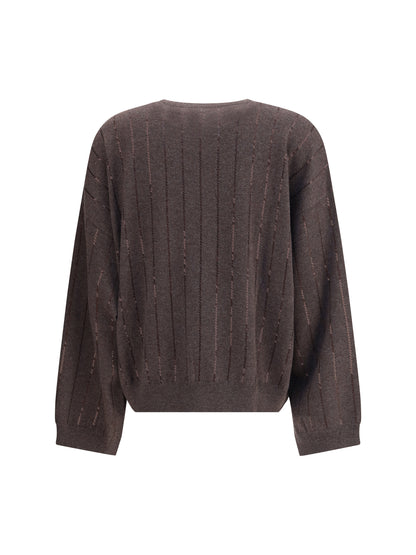 BRUNELLO CUCINELLI L sweater with sequins