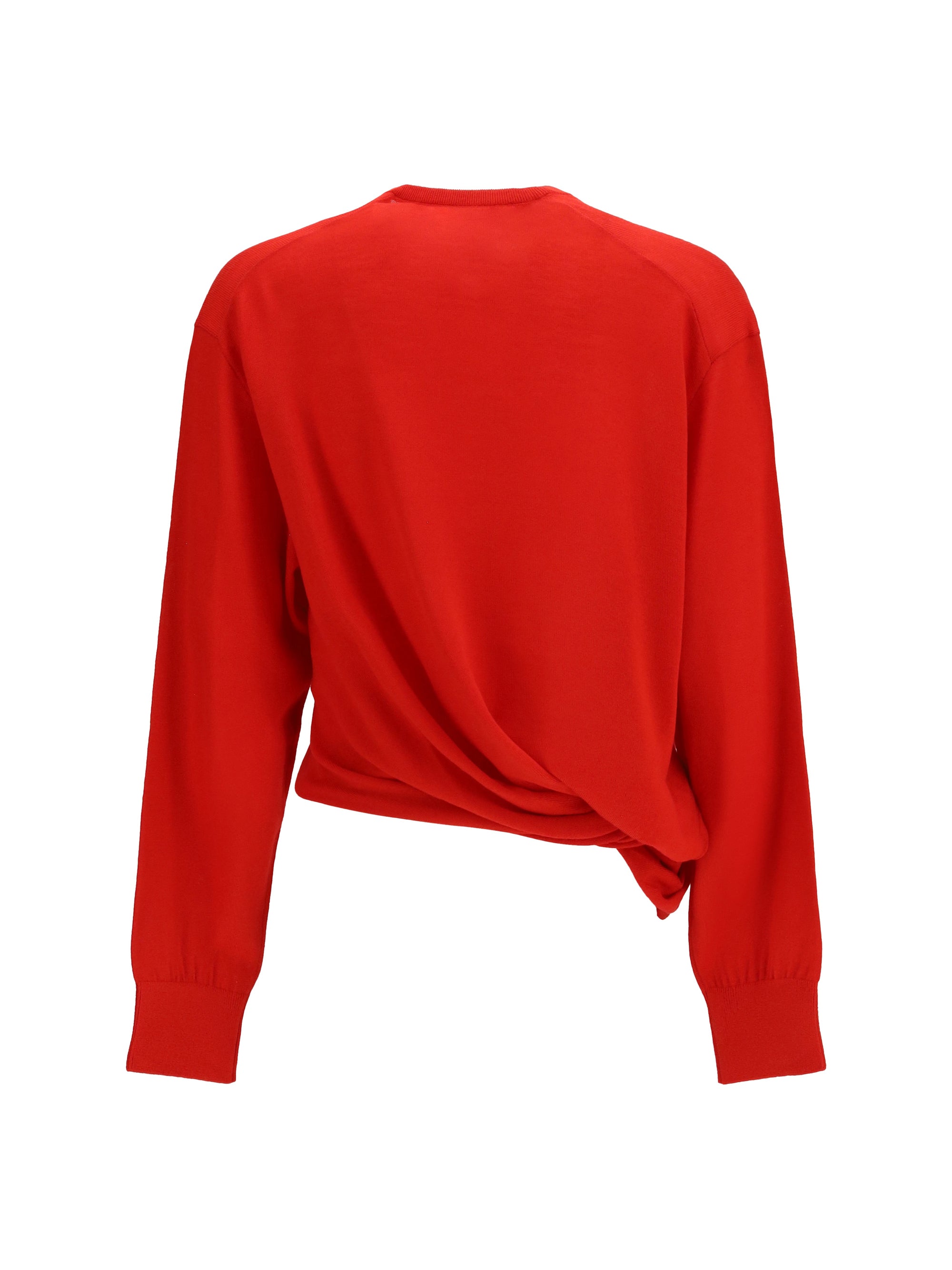 wool sweater with logo