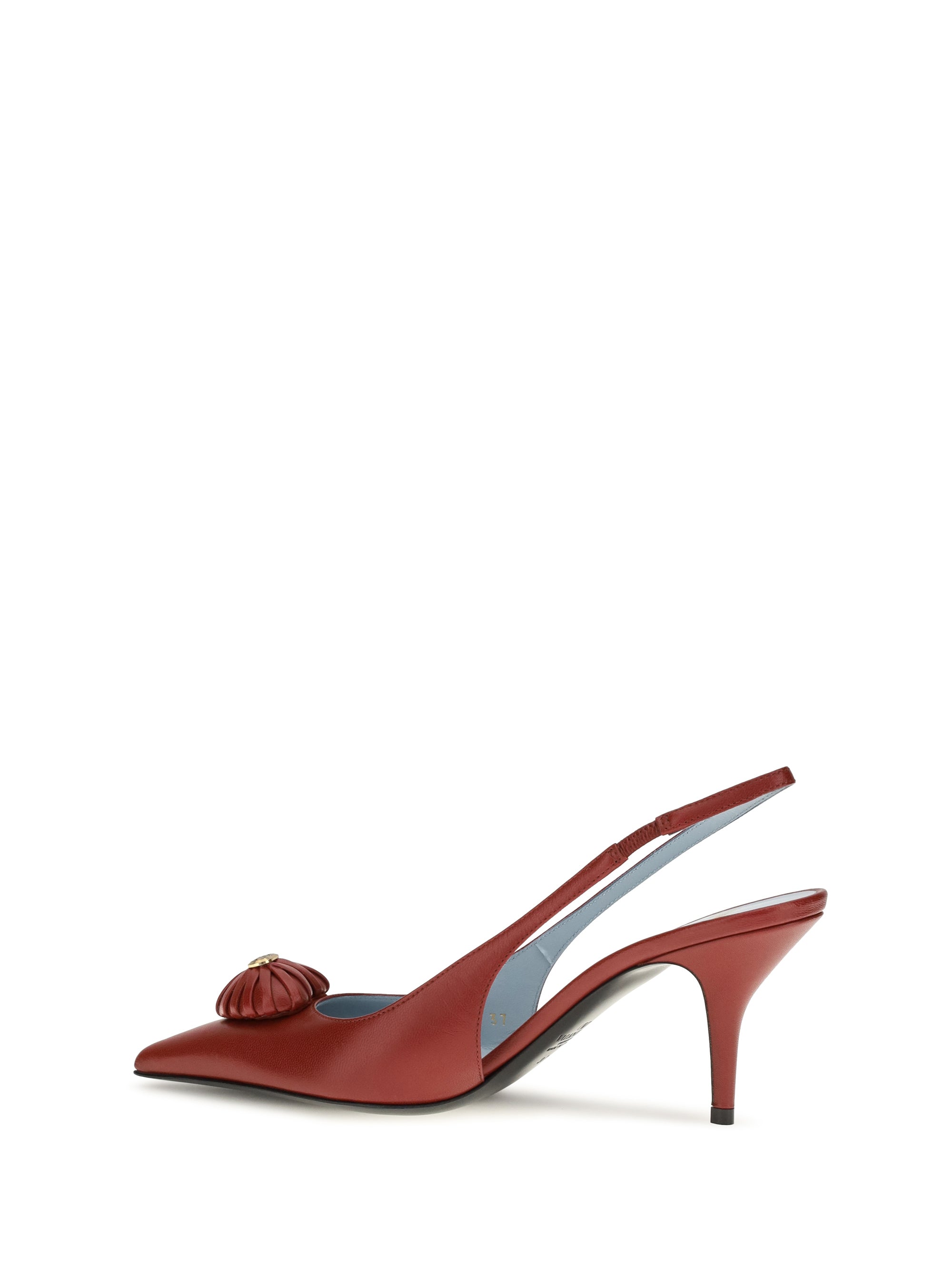coeur royal slingback leather pumps