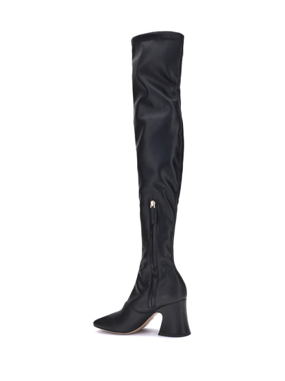 high leather boots