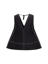 GANNI 36 cotton a-line top