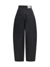 high-waisted twisted-seam pants