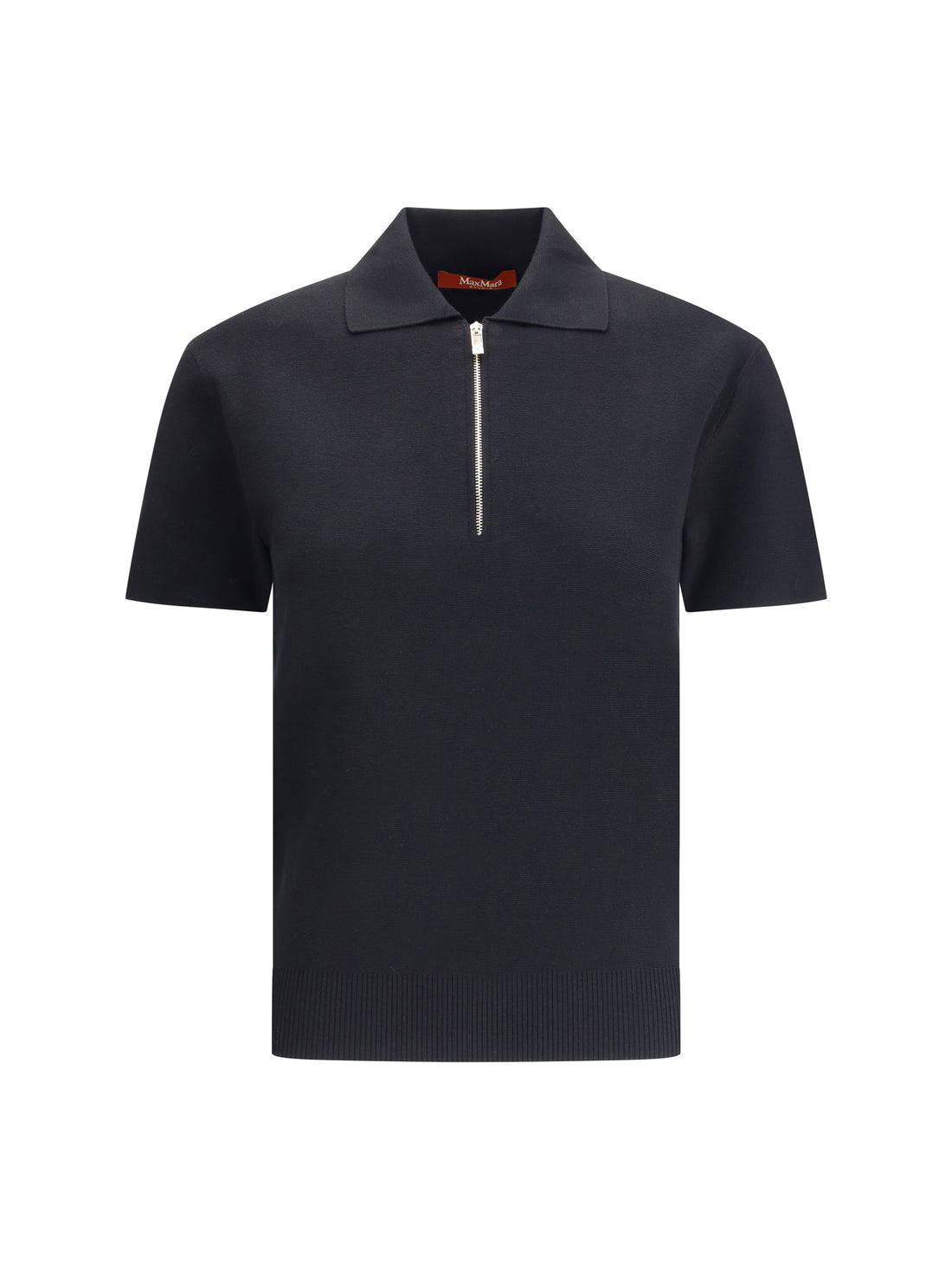 MAX MARA STUDIO M teti zip polo shirt